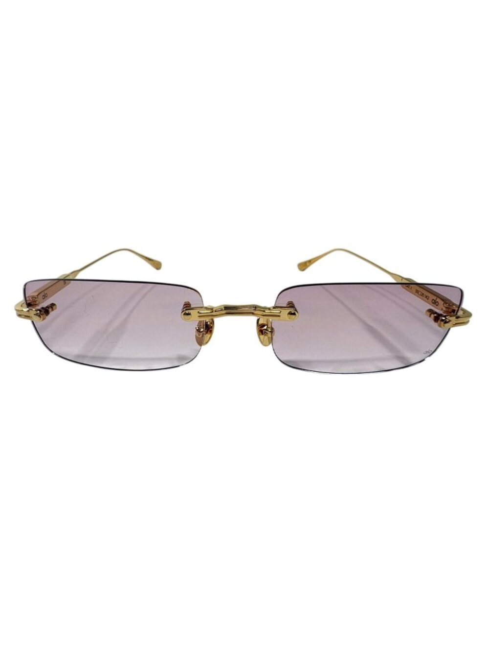 ALO Wire Frame Sunglasses in Gold/Pink Gradient